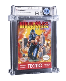 1989 NES Nintendo (USA) "Ninja Gaiden" Sealed Video Game - WATA 9.6/A+